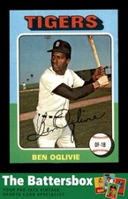 1975 Topps Mini #344 Ben Oglivie   NM/NM+ X3736731