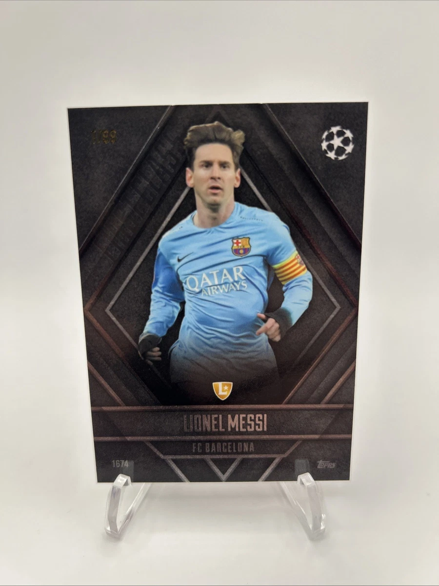 Preços baixos em Topps Lionel Messi Futebol Figurinhas e cartas