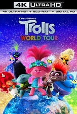 Trolls World Tour [New 4K UHD Blu-ray] With Blu-Ray, 4K Mastering, Digital Cop