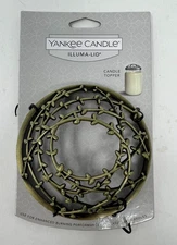 Yankee Candle Illuma-Lid Vines Metal Jar Topper New