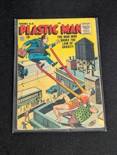 Plastic Man 56 1955-Quality-Jack Cole cover and art-The Man Who Broke The Law.