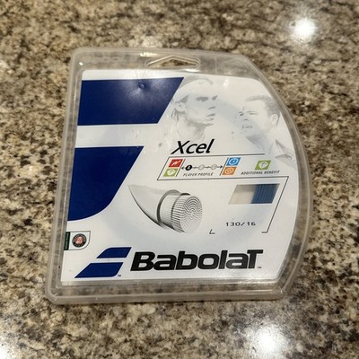 Babolat-Xcel 16G Blue Tennis String-(B241077-136-16:Set)