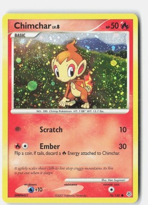 Chimchar (Cosmos Holo) 076/130 Promo Miscellaneous Cards & Products Pokemon LP