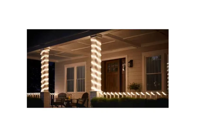 Ecosmart 32.8 ft. Bright White Outdoor LED Dimmable Linkable Rope Light - Image 4 of 4
