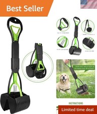 Non-Breakable Pet Pooper Scooper Green