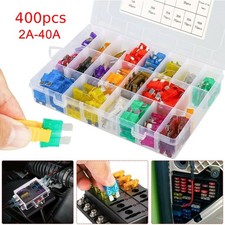 400PCS Car Blade Fuse Assortment Assorted Kit Blade Set Auto Truck Automotive