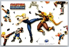 Sega hard stuff; sonic 3D Blast; Saturn megamix videogame Advertising  Postcards