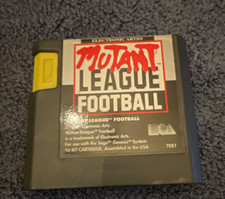 Electronic Arts Mutant League Football (Sega Genesis) Video Game Cartridge