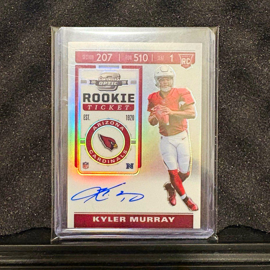 2019 Panini Contenders Optic Holo Prizm Rookie Ticket Auto Kyler Murray #126