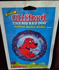vintage 2002 Clifford the big red dog mylar balloon new in package