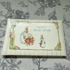 Vintage Beatrix Potter Mom  s Brag Book Mini Photo Album 4x6 90s Pastel Bunny