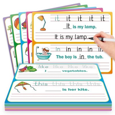 Kids Sight Words Flash Cards Sentence Building Handwriting Practice Learning