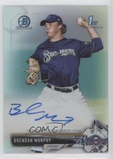 2017 Bowman Draft Chrome Pick Refractor 428/499 Brendan Murphy #CDA-BMU Auto s3g