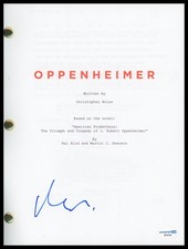 Matt Damon "Oppenheimer" AUTOGRAPH Signed Full Complete Script Screenplay ACOA