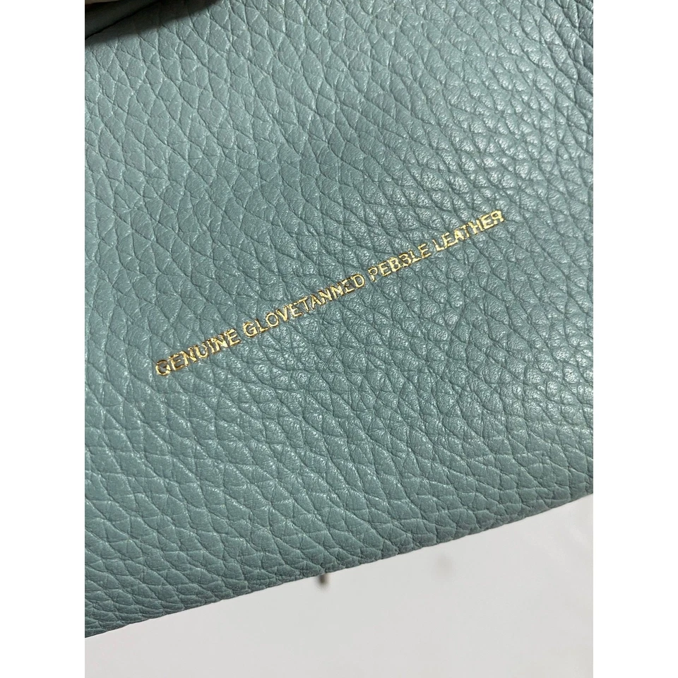 Сумка через плечо Coach светло-голубая и кремовая кожа - подлинная и стильная  - Изображение 3 из 4