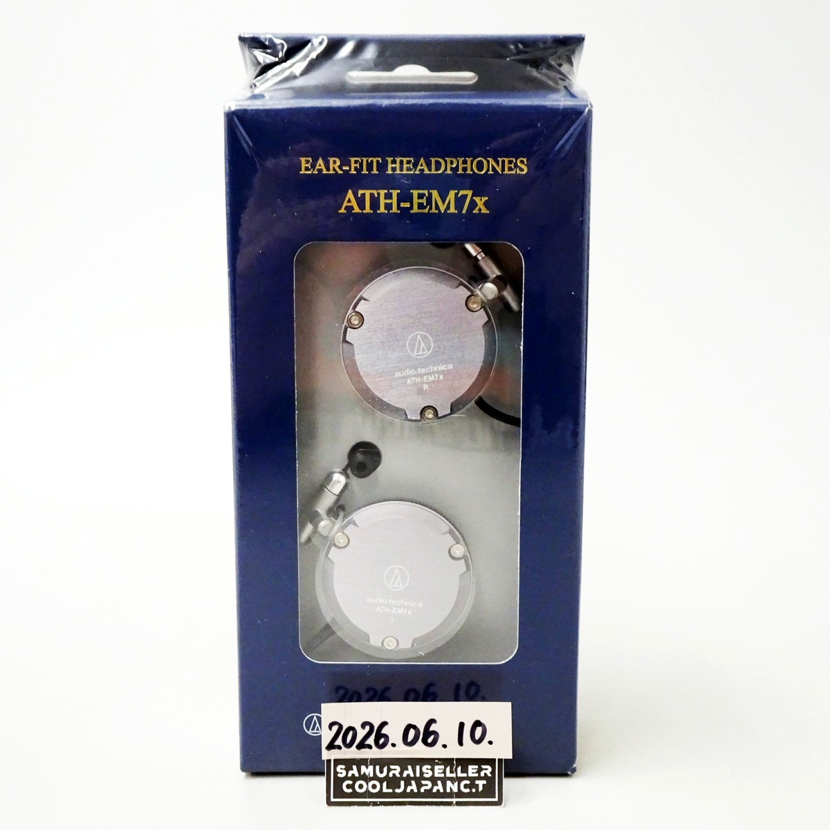 Audio-Technica ATH-EM7 X Silver Model Persona 3 Earphone EM7X from