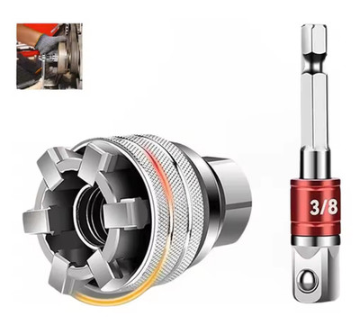 Multi-Function Universal Socket Wrench Set Hex Head 10mm-19mm Maintenance Tool