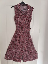 Size 8 Peacocks Leopard Print Dress. Worn once.