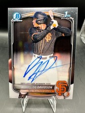 Bo Davidson Bowman Chrome 2025 Auto