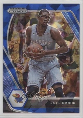 2021-22 Panini Prizm Draft Picks Blue Ice Prizm 21/99 Joel Embiid #59 1j4c