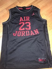 Vintage Jumpman Air Jordan 23 Flight Stitched Basketball Jersey Boys Large