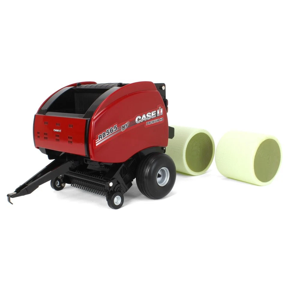 1/16 Case IH RB565 Round Baler with 2 Round Bales, 44313 - Image 3 of 4