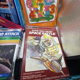 Intellivision Game Lot Of 6 Cartridges With 7 Boxes