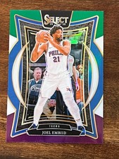 Joel Embiid 2024-25 Panini Select Green White...