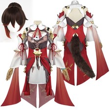 Honkai: Star Rail Tingyun Cosplay Costume Dress Headwear Full Set Wig Halloween