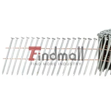 3600Pcs 15 Degree 2-1/2” x .092” Siding Nails Collated Wire Coil Full Round Head