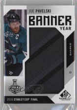 2016-17 SP Game Used Banner Year Stanley Cup 2016 Joe Pavelski #BSC-JP 1os2