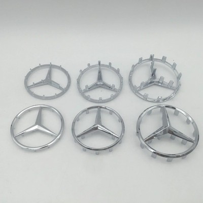 1pc ABS 52mm 57mm For car Emblem Steering Wheel Badge sticker Decal Styling