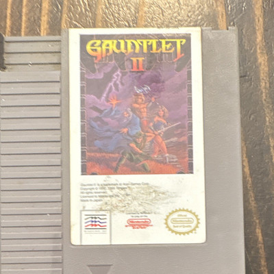 Nintendo Gauntlet II NES Game Cartridge Cart Gauntlet Series