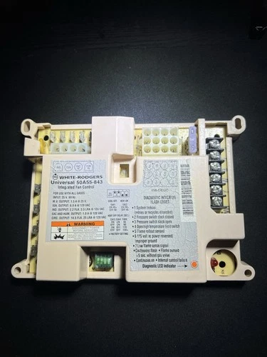 White-Rodgers 50A55-843 Furnace Control Circuit Board TESTED WORKING