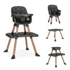 Luna 4-in-1 Convertible High Chair   Transforms into a Booster  Toddler Seat
