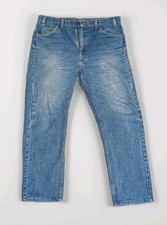 Vintage Levi's 505 Men's Jeans, Orange Tab, 36 X 28 Straight Leg, 90s, faded