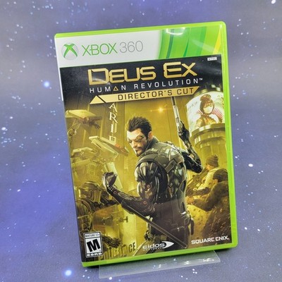 Deus Ex Human Revolution Directors Cut Xbox 360 2-Disc Complete CIB Square Enix