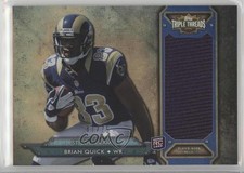 2012 Topps Triple Threads Rookie Jumbo Relic Sepia 47/75 Brian Quick 1k5