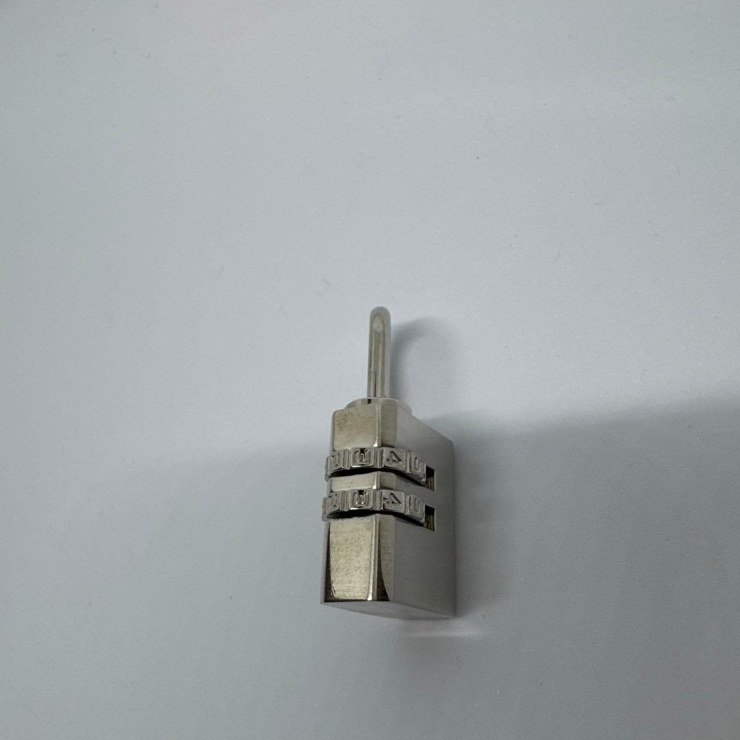 Authentic Prada Silvertone Brass Combination Lock… - image 6