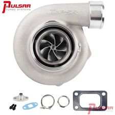 PTE 6262E Billet Compressor Wheel Dual Ball Bearing Turbo T3 Open, Vband 0.63A/R