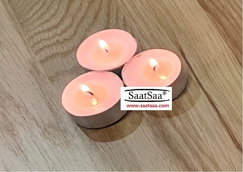 500 Tea Lights Night Candles 4 HOUR LONG BURN Unscented Tealights