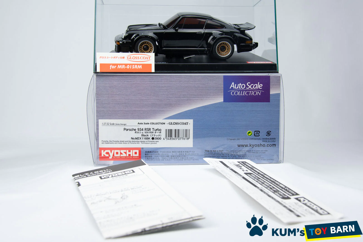 Kyosho Mini-z Body ASC Porsche 934 RSR Turbo MZX116BK | eBay Kyosho Mini-z Body ASC Porsche 934 RSR Turbo MZX116BK | eBay