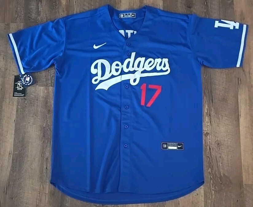 NWT Shohei Ohtani #17 Alternate Blue Los Angeles Dodgers Jersey