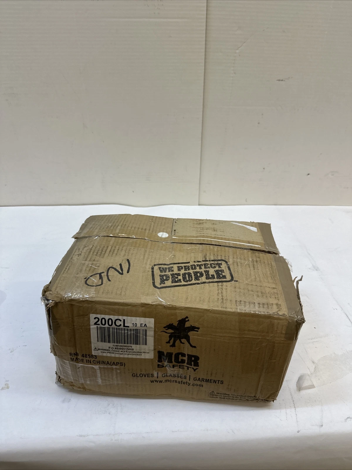 Mcr Safety 200Cl Raincoat W/ Detachable Hood,Yellow,L 10PK - product detail image 2