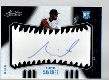 2021 Absolute Rookie Baseball Material Signatures Black #130 Sixto Sanchez 33/60