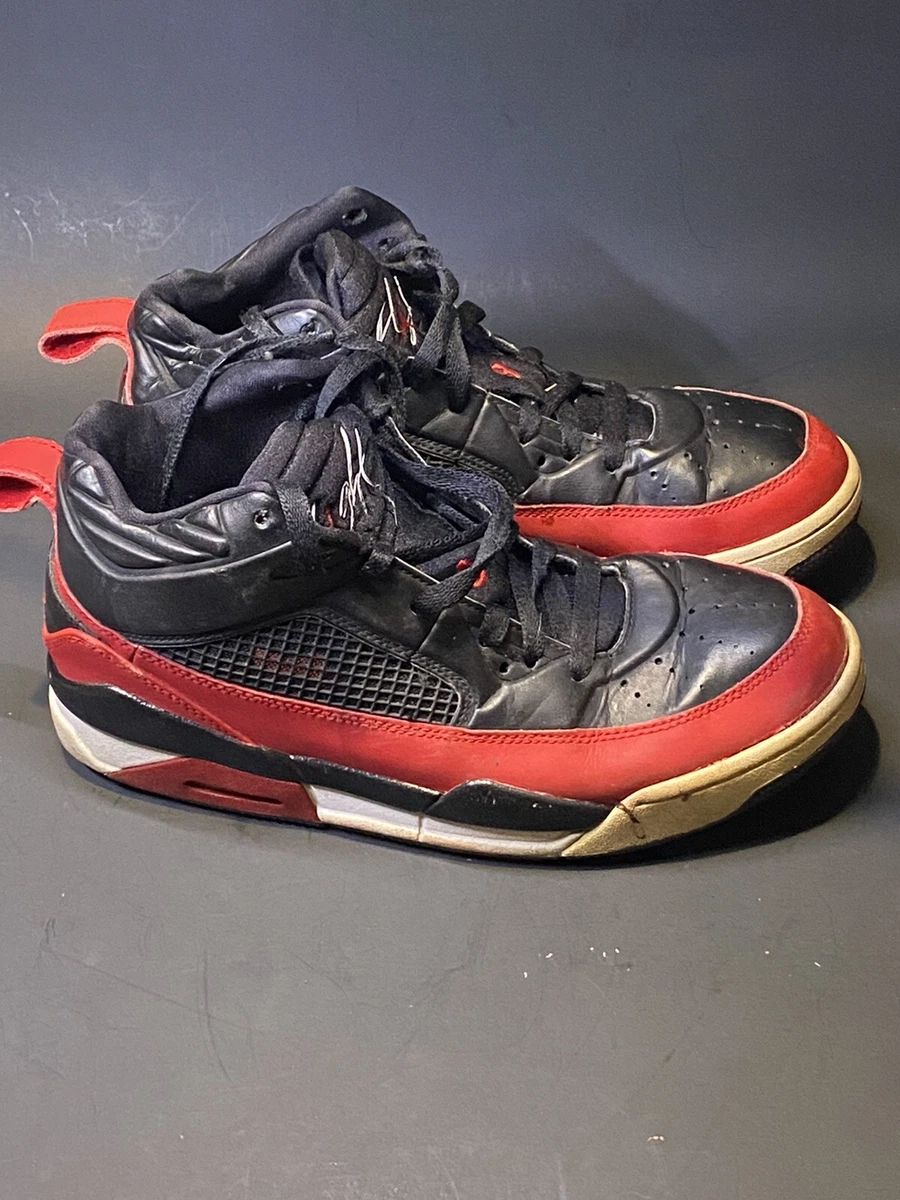 NIKE AIR JORDAN FLIGHT 9.5 654975 002 KIDS SIZE 7Y RED BLACK
