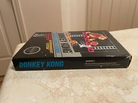 Donkey Kong Nintendo NES NO HANGTAB VARIANT 3 Screw CIB Complete Authentic RARE