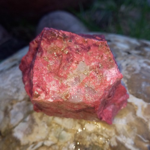 0,47Kg Rohstein Thulit Trondheim Wikinger Nr.D Vikings Lebenskraft Wunschstein - Bild 2 von 6