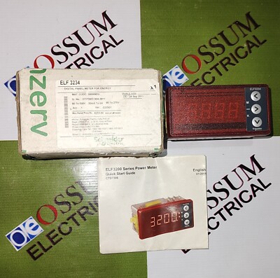 SCHNEIDER ELF3234 DIGITAL POWER AND ENERGY METER VOLTAGE 80-277VAC FAST SHIP