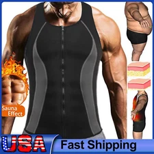 Fajas Reductoras Abdomen Para Hombres Sudar Perder Peso Entrenador De Cintura @